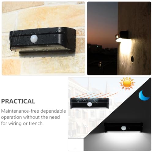 Aplique solar exterior contra la oscuridad con sensor PIR e iluminación IP65 7