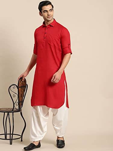Image of Rajubhai Hargovindas Men's Premium Pathani Kurta
