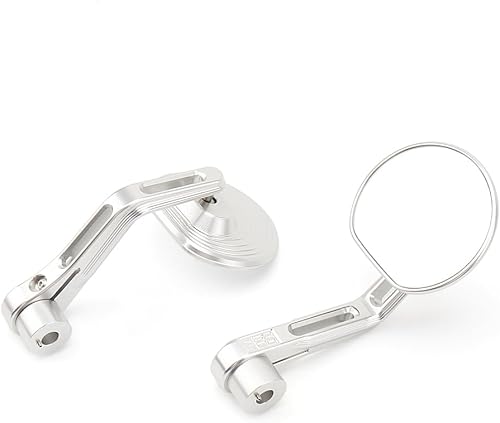 Miniatura 3 de New Motorcycle Round Handlebar Bar End Rear View Mirrors For BMW R9T RNINET Pure R NINE T Scrambler RnineT Urban GS 2020-2023 (Silver)
