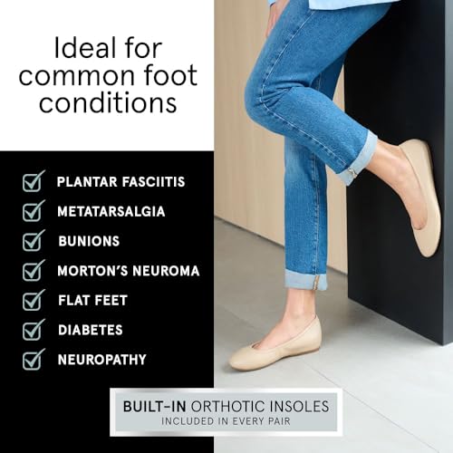 ABEO Promenade Ballet Flats Shoes for Women | Women's Flats | Ball of Foot Pain Relief | Built-in Metatarsal Pads Women | Ball of Foot Cushions for Women4