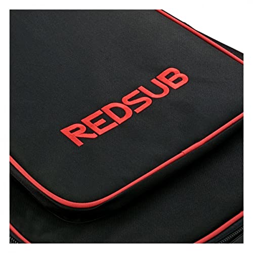 RedSub Housse de Transport rembourré pour Guitare Basse avec bandoulières - Les Beatles, Paul McCartney, John Lennon, RIngo Starr, George Harrison RedSub Housse de Transport rembourré pour Guitare Basse avec bandoulières – Image 3