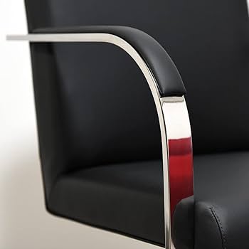 Amazon｜ブルーノチェア 本皮仕様 色ブラック ミースファンデルローエ