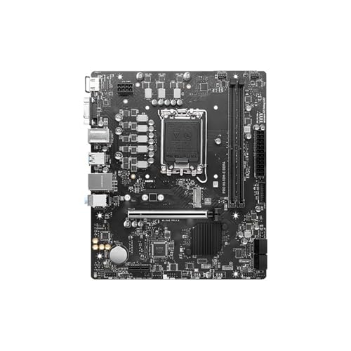 Placa Madre Placa Base Fit For MSI Pro H610M-E DDR4, Micro-ATX - Compatible con procesadores Intel Core de 14.ª/13.ª/12.ª generación