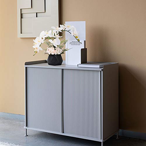 Lesing Artificial Ochid Flowers Fake Faux Orchid Arrangement With Vase Artificial Bonsai Potted Flowers Phalaenopsis Orchid In Vase For Home Decoration (Style 2,Black Vase) #TOP6