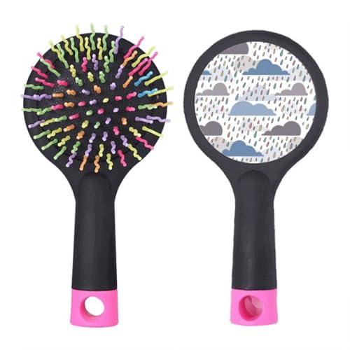 Brosse démêlante motif nuage pour sublimer vos cheveux après la douche