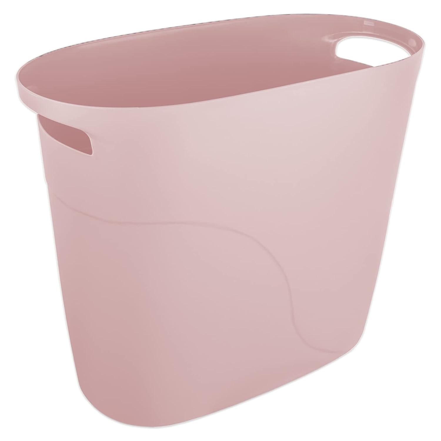 JiatuA Plastic Small Trash Can Slim Waste Basket with Handles 3 2 Gallon Narrow Garbage Container Bin for