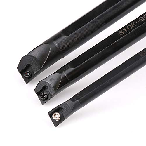 Portaherramientas SCLCR con 10 insertos CCMT0602 y 3 llaves miniatura 2