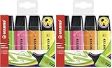 STABILO Marcador fluorescente BOSS ORIGINAL, Multicolor (Paquete de 2)