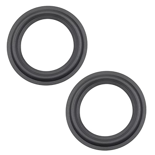 Image of Fielect 6.5inch /163mm Speaker Foam Edge Surround Rings Replacement Part for Speaker Repair or DIY 2pcs