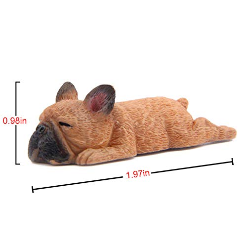 4 imanes decorativos de bulldog para refrigerador miniatura 4