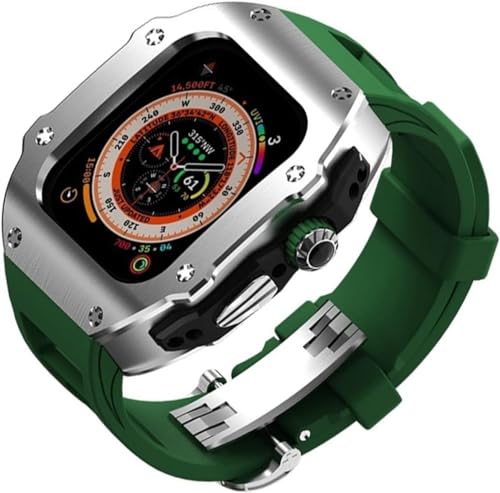 Kit de modification luxe pour Apple Watch Ultra avec bracelet sport RM robuste
