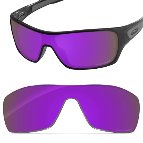 Image of Performance Replacement Lenses Compatible with Oakley Turbine Rotor OO9307 Polarized Etched