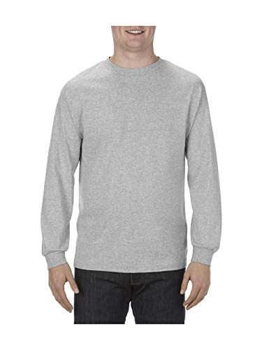 Alstyle Classic Long Sleeve Tee XL Athletic Heather