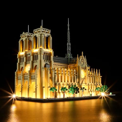 Image of LIGHTAILING Light Set for Lego-21061 Notre-Dame de Paris - LED Lighting Set Compatible with Lego Building Blocks Model - Model Set Not Included