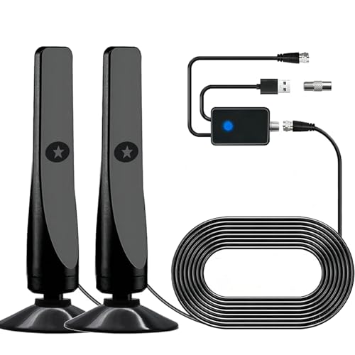 2026Wave Max TV Antenna Long Range Indoor 4K Amplified