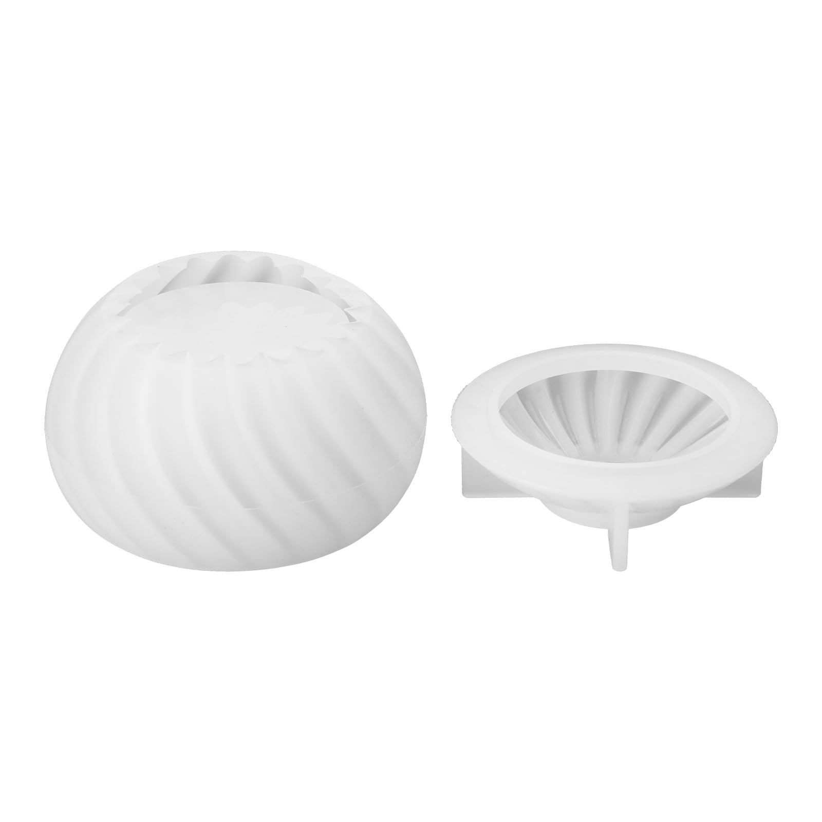 MINGLEA Tealight Candle Holder Resin Molds Candlestick Silicone Molds for for DIY Jewelry Box,Trinket Container,Home Decors