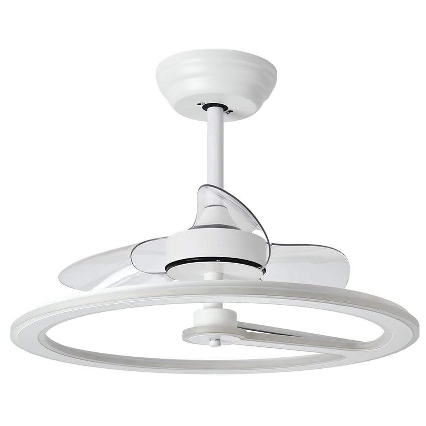 Eden pulse Ventilador de 110W DC, 3 aspas, 6 velocidades, 3 colores, con control remoto, memoria y temporizador, ideal para climatizar espacios.