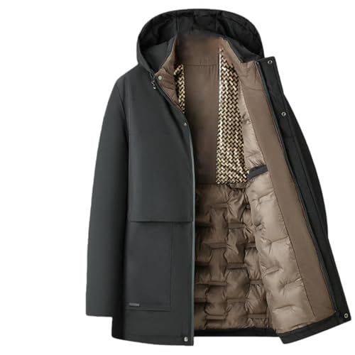 Veste d'hiver médiévale pour homme rembourrée contre le froid et le vent
