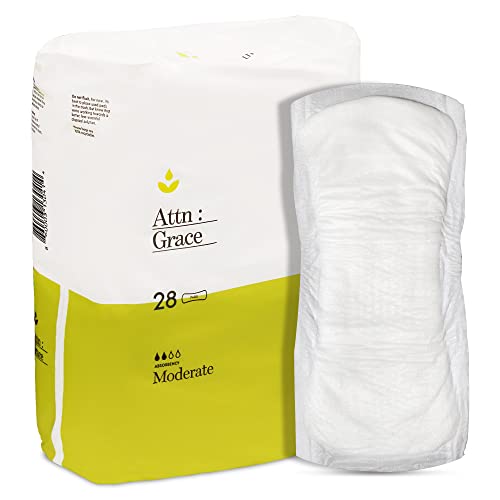 Attn Grace Moderate Incontinence Pads for Women (28Pack) High