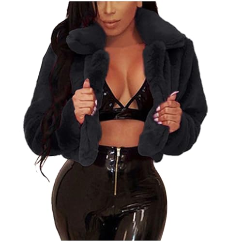 Juniors Turtle Neck Jacket Coat for Women Long Sleeve Hula Warm Fuzzy Basic Fall Winter Coat 2025 Y2K2