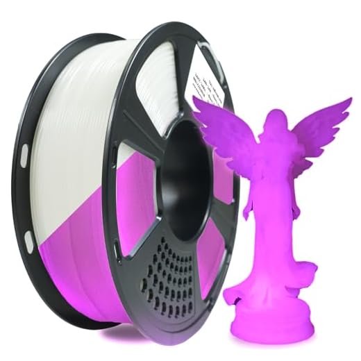 ⚡ XZN PLA Filament Glow in The Dark, 3D Printer Filament 1.75mm, 1KG Glow PLA Filament Luminous (Rose Red)