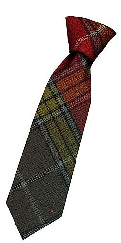 Cravate en Laine Buchanan Tartan pour Garçon Transmettre la Tradition Écossaise