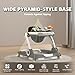 Baby Walker,4-Gear Height Adjustable Baby Walker with Wheels,5 in 1 Baby Activity Center,Music and Lights Bouncer Walker for Baby Boy 6-18 Months,Adjustable Speed Baby Push Walker
