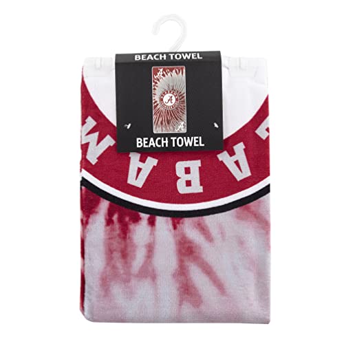 Image of NORTHWEST NCAA Alabama Crimson Tide Unisex-Adult Beach Towel, 30 inch x 60 inch, Psychedelic (Pack of 6)