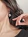 Shell Earrings for Women – Seashell - Black Onyx - Silver - Drop & Dangle - Dangling - Hanging - Handmade - Geometric - Trendy - Lightweight - Daily Wear - Gifts for Her(Dangle+Black Onyx)