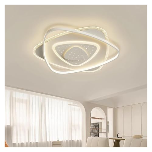 Lustre de plafond à LED variable avec télécommande pour intérieur moderne