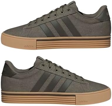adidas Men's Daily 4.0, Olive Strata/Shadow Olive/Gum, 10.5 — view 8