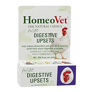 HomeoPet Avian Digestive Upsets, Safe and Natural Digestive Support for Poultry and Pet Birds, Bird Supplement, 15 Milliliters