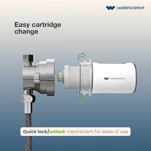 Image of WaterScience VERSA Shower and Tap Filter for Hard Water | Hard Water Softener for Shower | Tap Filter for Hard Water | Water Softener for Tap - VERSA-STF-1025