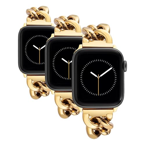 Image of Anne Klein Fashion Chain Bracelet for Apple Watch, Secure, Adjustable, Apple Watch Replacement Band, Fits Most Wrists