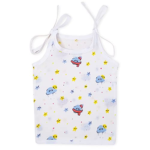Image of The Boo Boo Club Muslin Jhabla for Baby Extra Soft Organic Cotton (Set of 4) | GOTS Certified | Animal and Fruit Print | Kids Summer Wear Set