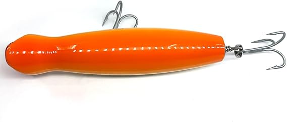 SEASKY Slim Neck Bottle Wood Lure Pop Swimmer 4 1/2, 6