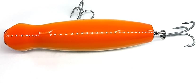 SEASKY Slim Neck Bottle Wood Lure Pop Swimmer 4 1/2, 6