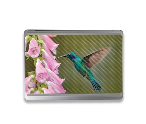Image of MightySkins Carbon Fiber Skin Compatible with Microsoft Surface Laptop Studio 2 (2023) Full Wrap Kit - Hummingbird | Protective, Durable Textured Carbon Fiber Finish | Easy to Apply | Made in The USA
