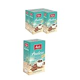 Melitta Auslese Medium Filter-Kaffee 6 x 500g, gemahlen, Pulver für Filterkaffeemaschinen, 50% entkoffeiniertem Kaffee, mittlere Röstung, geröstet in Deutschland, im Tray