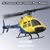 Helicopter model A60 remote-controlled multi-purpose helicopter, 6-axis gyroscope, high suspension pressure gauge, high flow optical positioning (dual battery remote control) Suitable for adults 14+