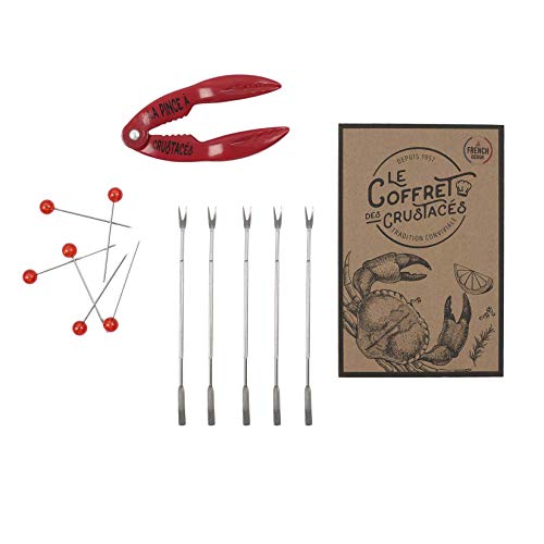 WEB2O - WEB2O Coffret CRUSTACES Pince, Pique et Fourchette X6