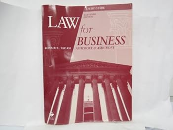 Paperback Law for Business: Students' Guide to 11r.e Book