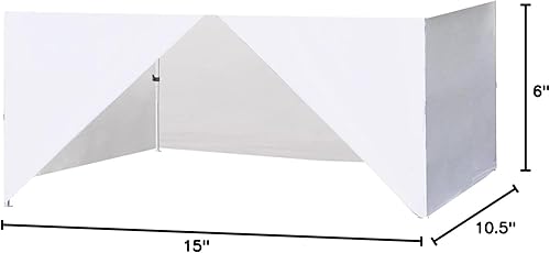 Miniatura 93 de Eurmax USA - Paredes con cierre completo para toldo desplegable de 10 x 15 pies, kit de 4 paredes solo (negro) Blanco,Verde bosque,Verde (Field