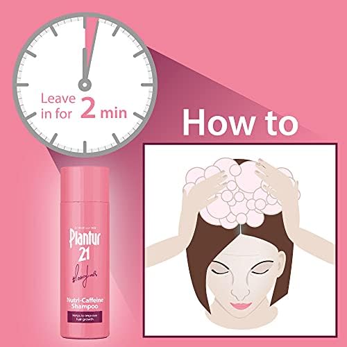 Plantur 21#longhair Caffeine Shampoo for Long and Brilliant Hair 200ml | Improves Hair Growth and Repairs Stressed Hair | No Silicones No Parabens | Energy Kick for Hair Roots