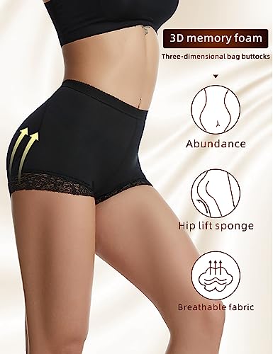 Womens Fake Buttock Briefs Butt Lifter Padded Control Panties Hip Enhancer Underwear Shapewear Boyshort2