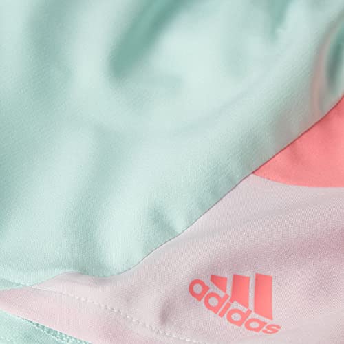 adidas Girls' Elastic Waistband Colorblock Woven Short3