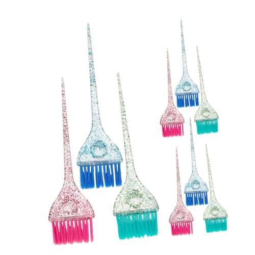 COLLBATH 9 Cepillos Para Teñir El Cabello Herramientas De Peluquería Cepillo Para Teñir El Cabello Para El Herramientas Para El Aplicador De
