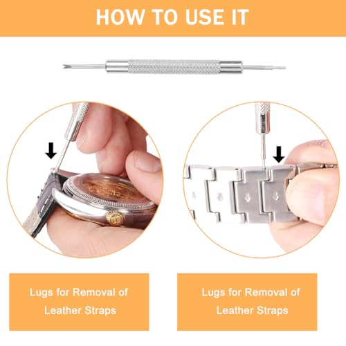 Image of Serplex Watch Repair Tool Kit, Back Case Pressing Device, Needle Tool, Triangular Piece & Multiple Sizes Press-Fit Components, Ideal for Battery Replacement, Case Assembly & Watch Maintenance