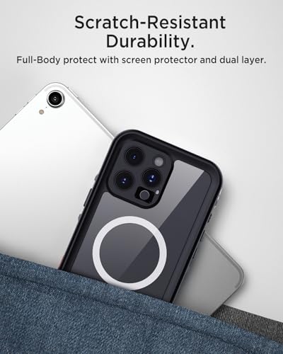Coque iPhone 16 Pro antichoc étanche compatible MagSafe PC TPU