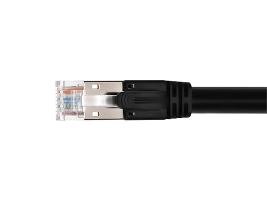 Cable de Red Monoprice Cat6A PoE 5 Pies Negro miniatura 4